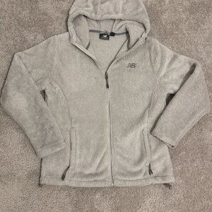 New Balance Gray Fleece Hoodie